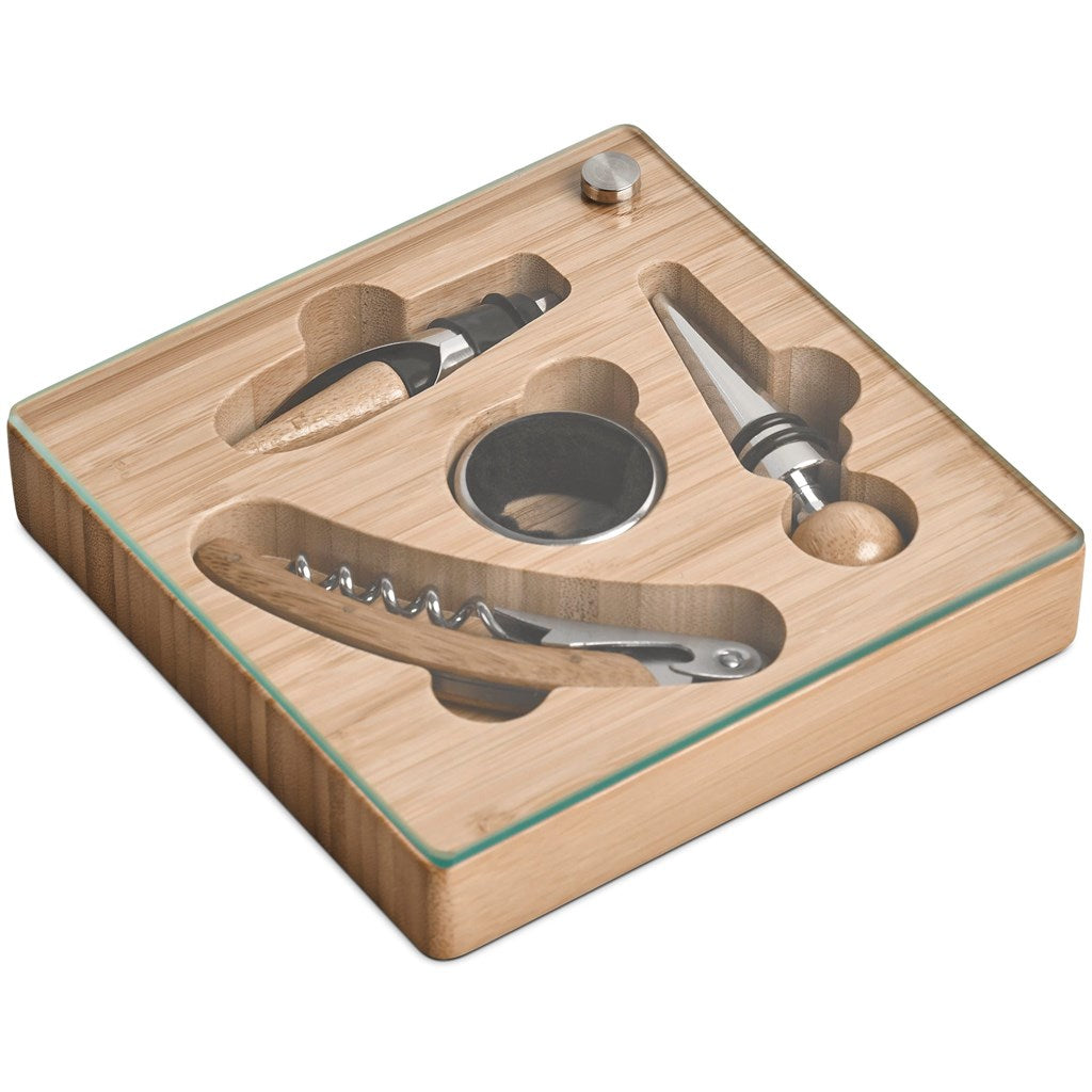 Okiyo Budonoki Bamboo Wine Accessories set-2