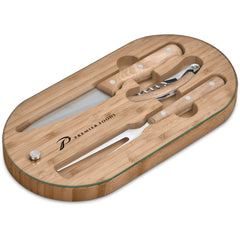 Okiyo Suraisu Bamboo Food & Wine Set-1