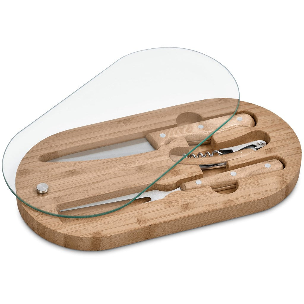 Okiyo Suraisu Bamboo Food & Wine Set-6