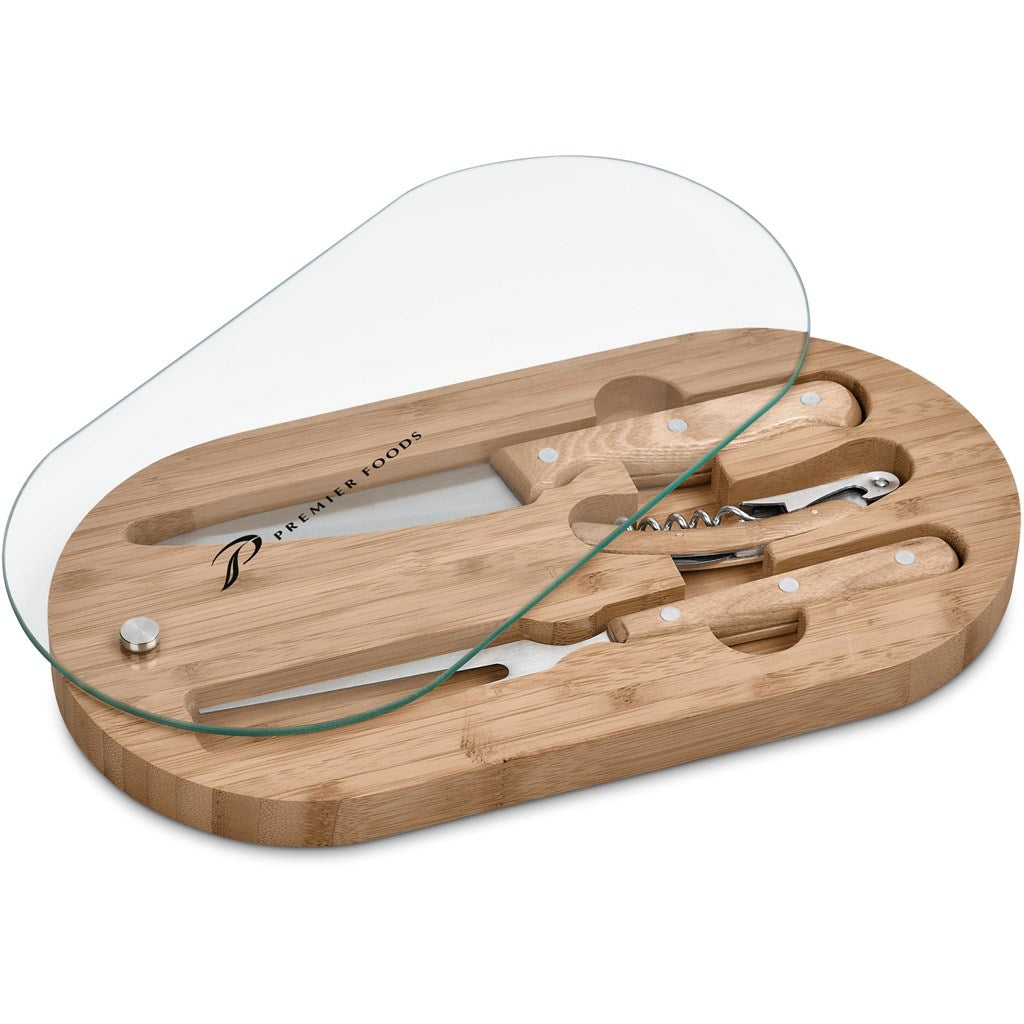 Okiyo Suraisu Bamboo Food & Wine Set-7