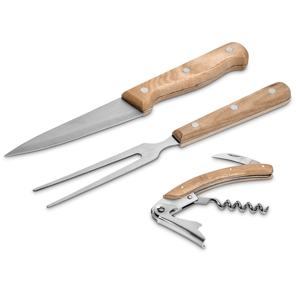 Okiyo Suraisu Bamboo Food & Wine Set-8