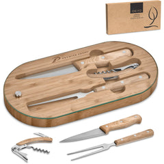 Okiyo Suraisu Bamboo Food & Wine Set-10