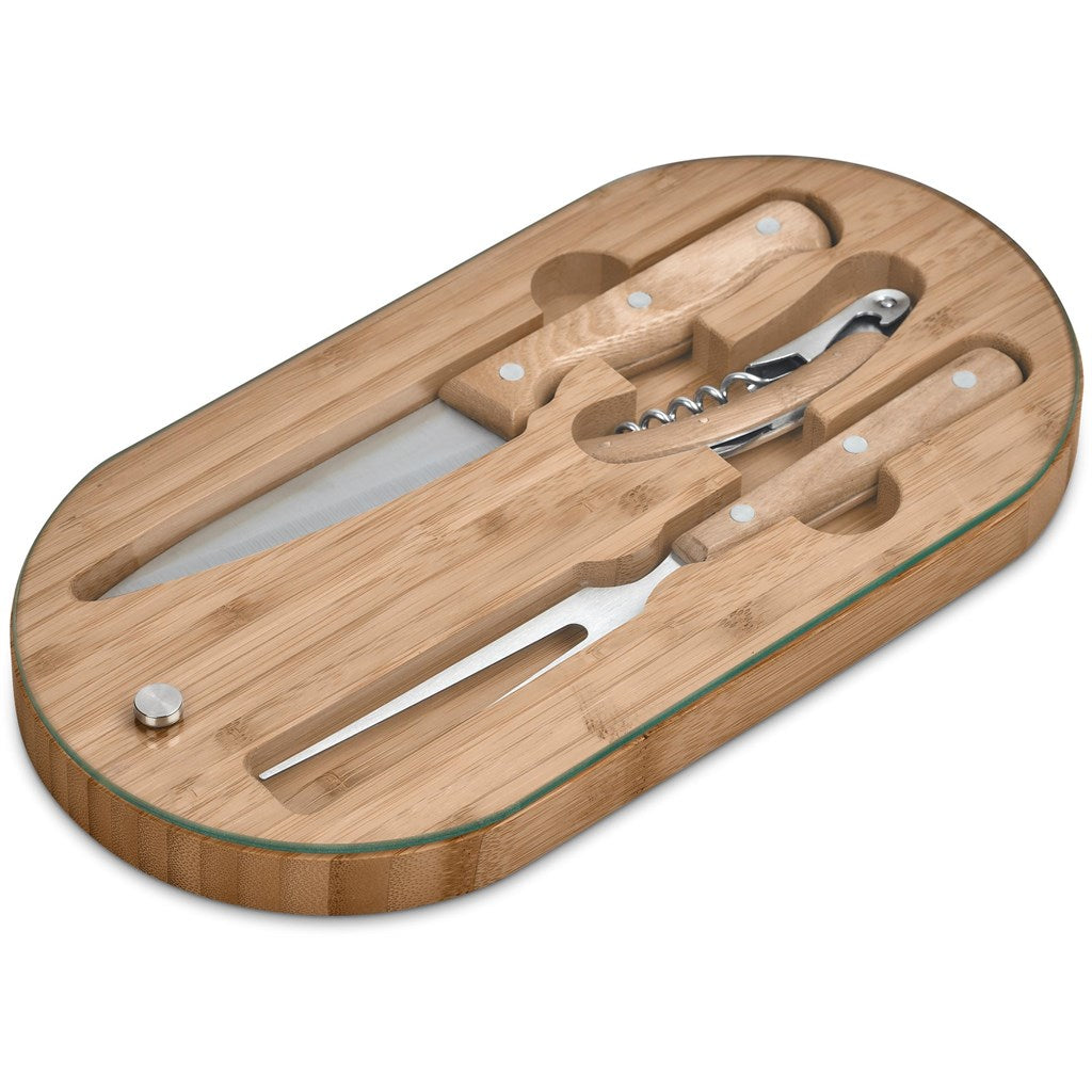Okiyo Suraisu Bamboo Food & Wine Set-18