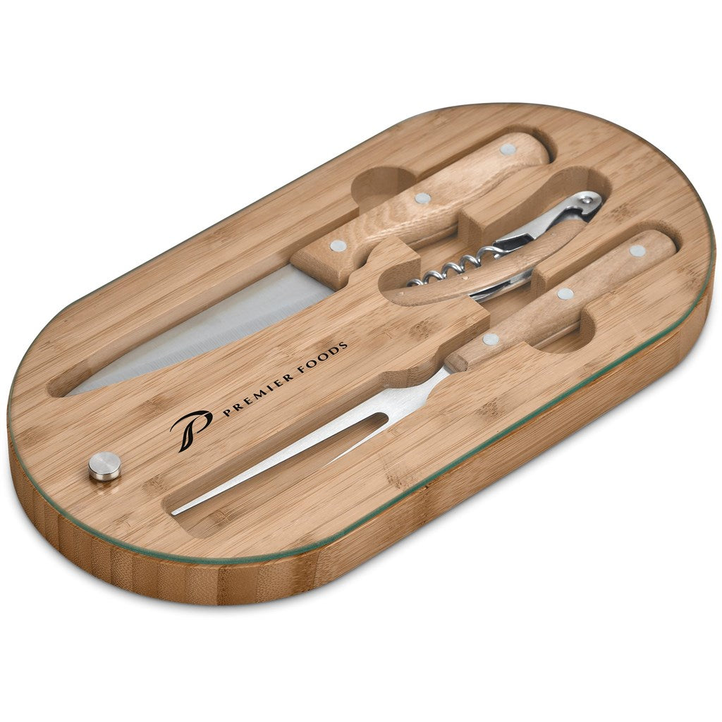 Okiyo Suraisu Bamboo Food & Wine Set-19