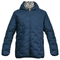 Mock-Quilt Hooded Puffer Mens