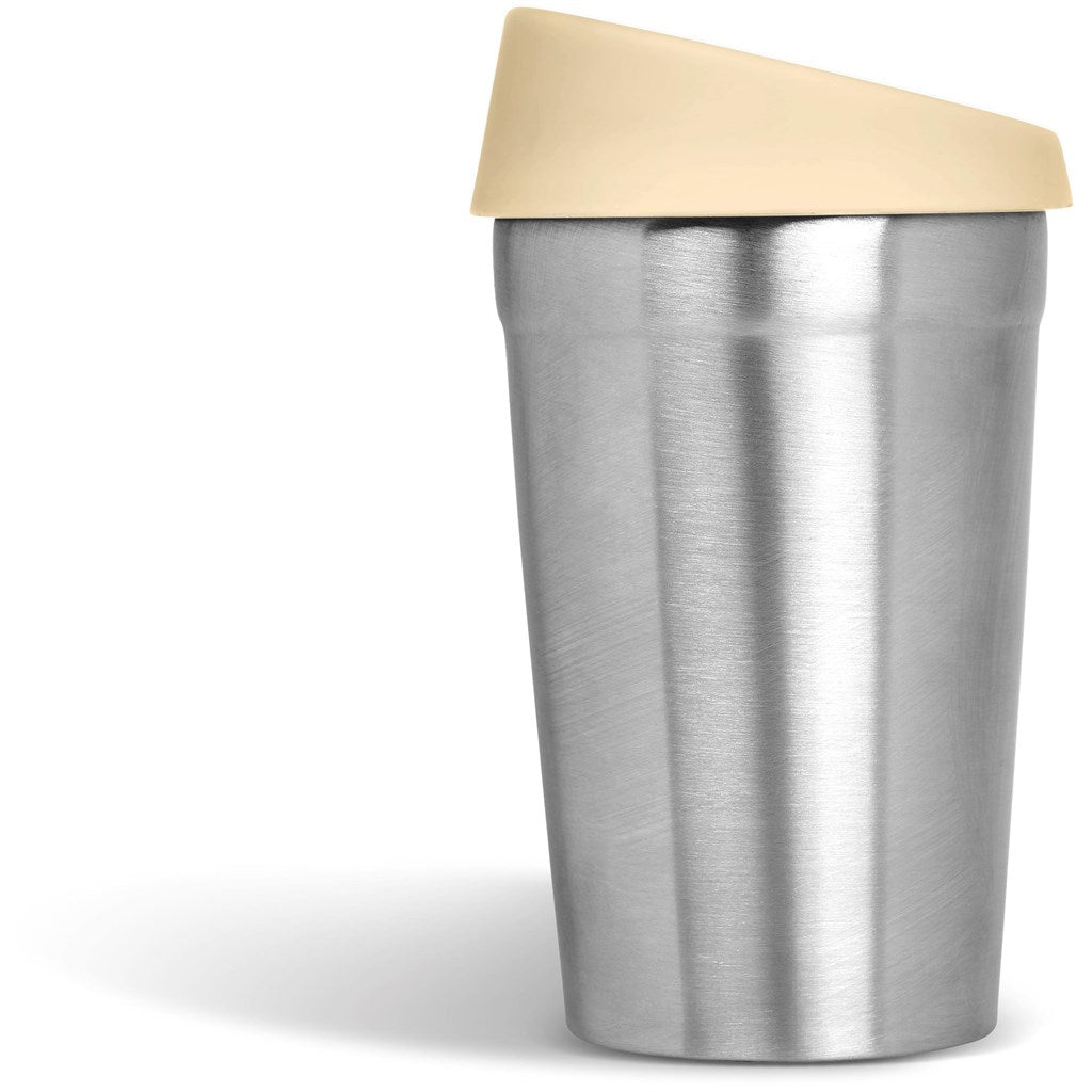 Kooshty Go-Jo Stainless Steel & Plastic Double-Wall Tumbler - 350ml - Cream-3