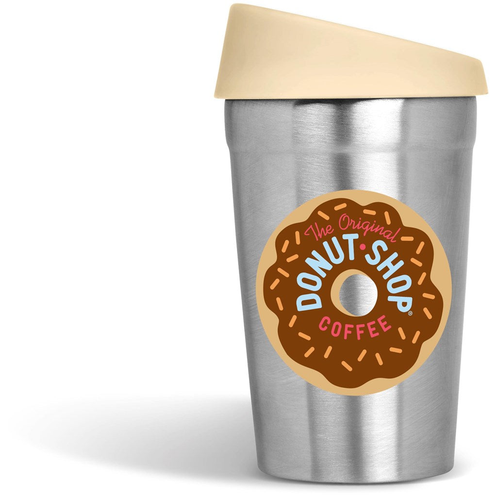 Kooshty Go-Jo Stainless Steel & Plastic Double-Wall Tumbler - 350ml - Cream-2