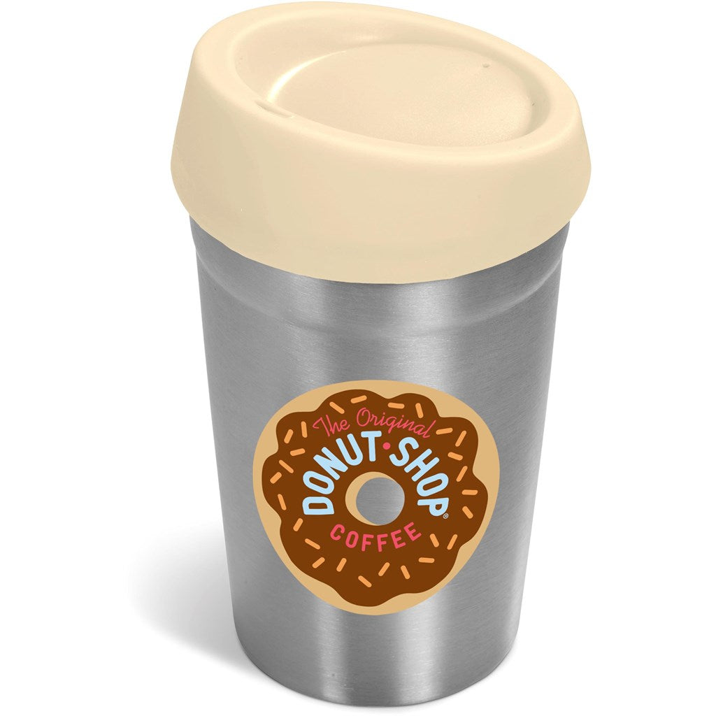 Kooshty Go-Jo Stainless Steel & Plastic Double-Wall Tumbler - 350ml - Cream-0