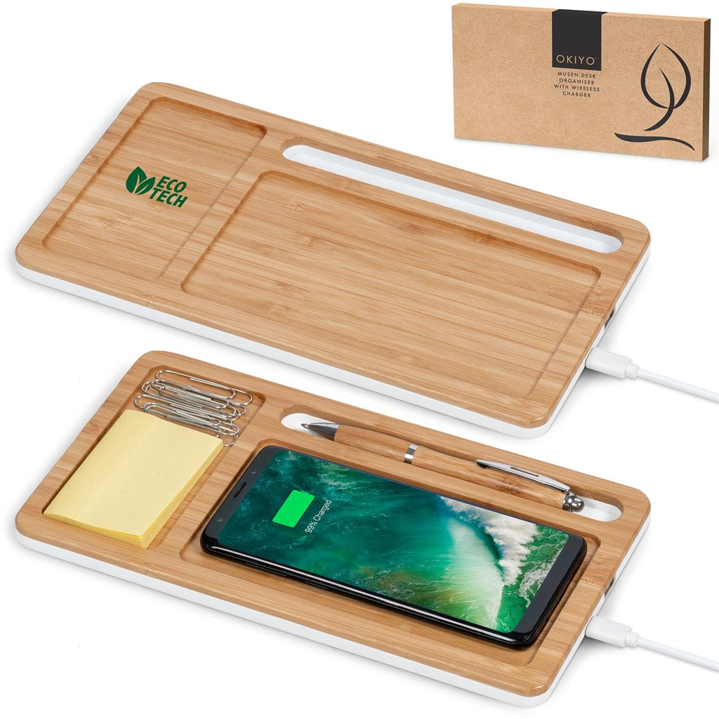 Okiyo Musen Wireless Charger Desk Organiser-3