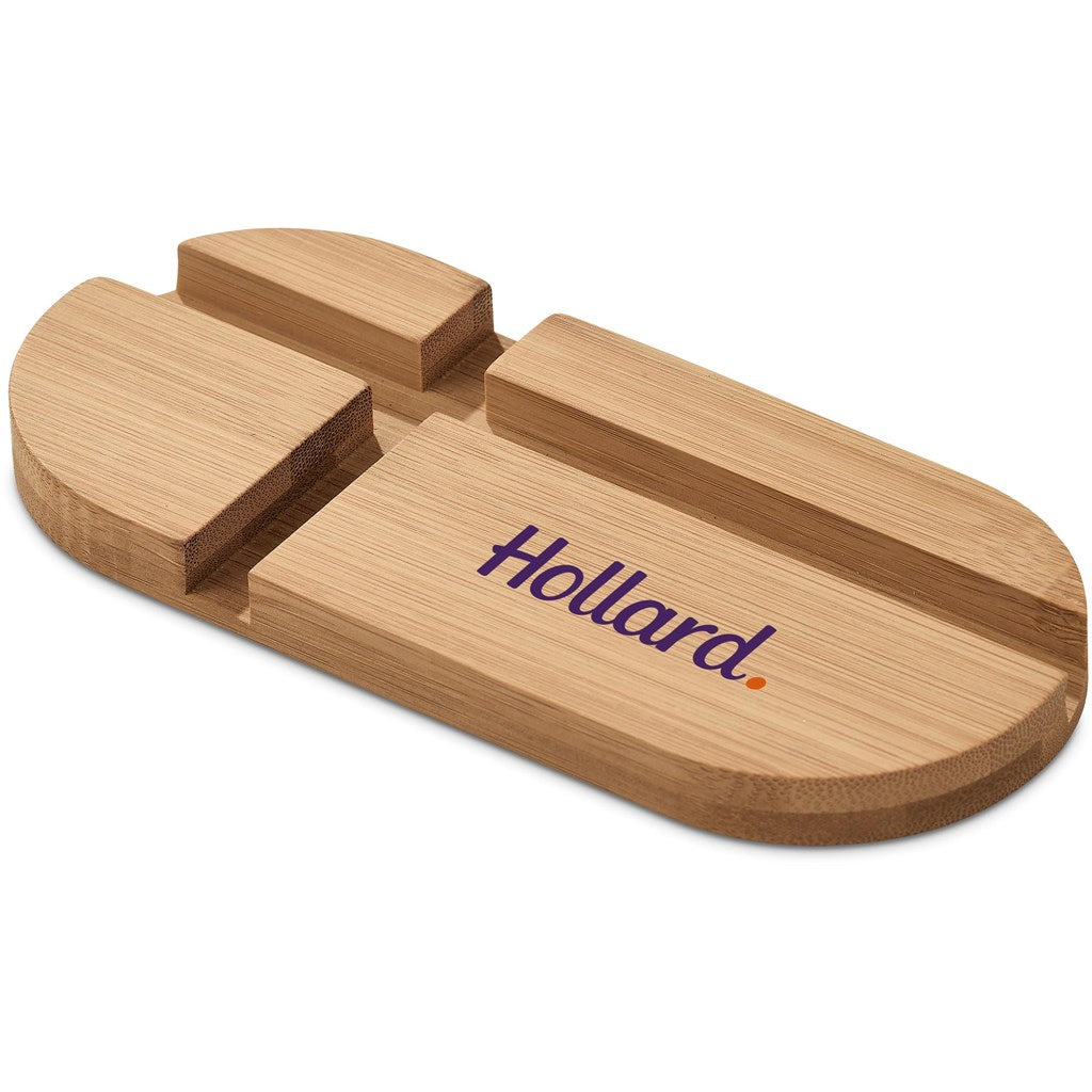 Okiyo Kurosu Bamboo Phone Stand-2