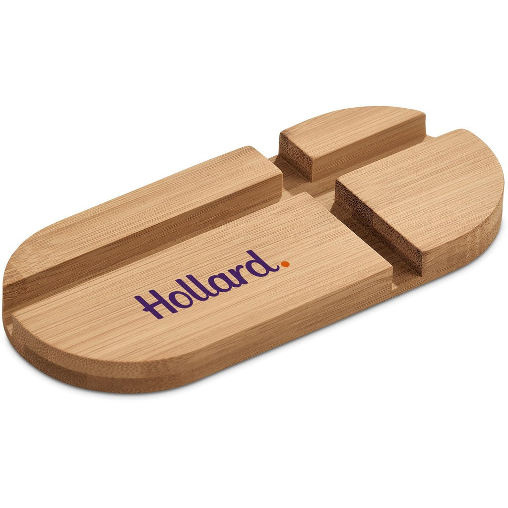 Okiyo Kurosu Bamboo Phone Stand-4