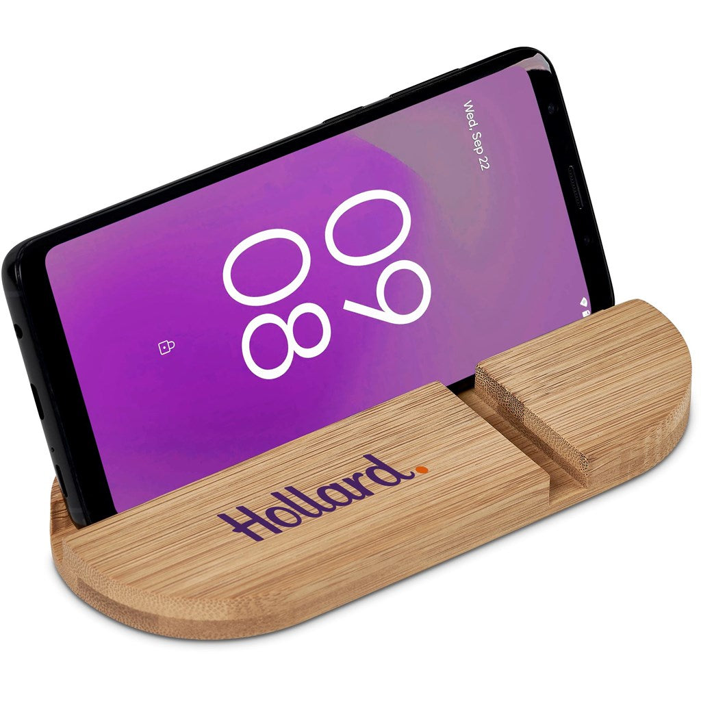 Okiyo Kurosu Bamboo Phone Stand-8