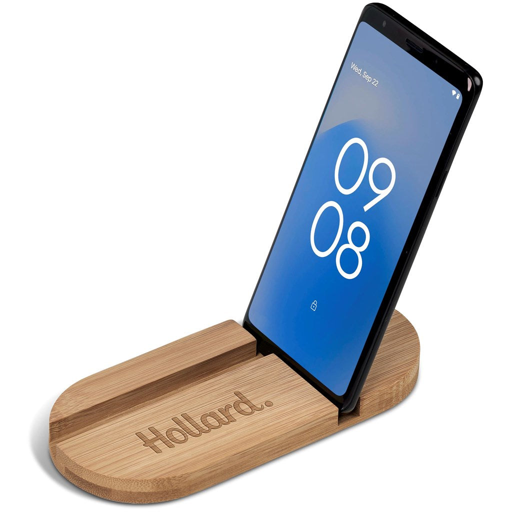 Okiyo Kurosu Bamboo Phone Stand-9