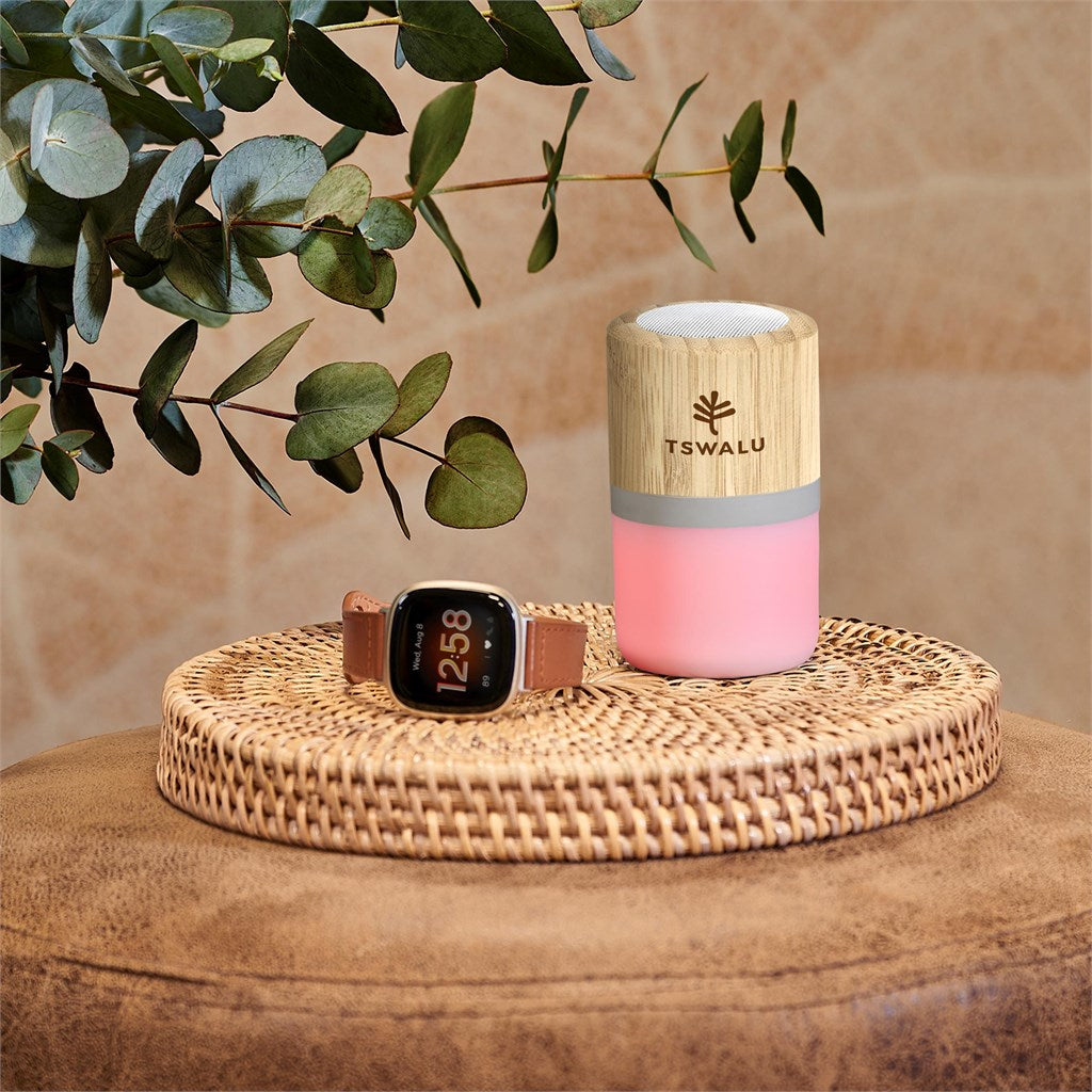 Okiyo Heiwa Bamboo Bluetooth Speaker & Night Light-7