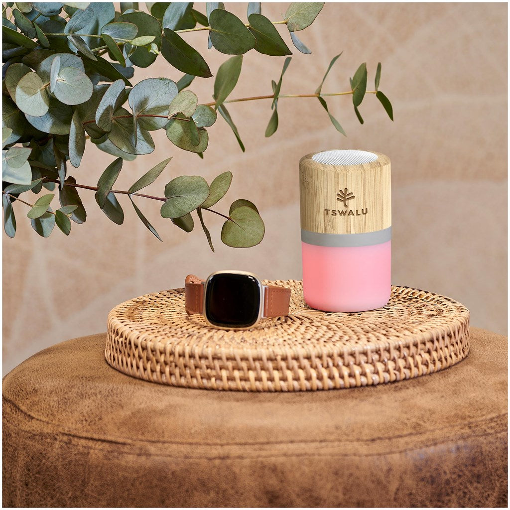 Okiyo Heiwa Bamboo Bluetooth Speaker & Night Light-5