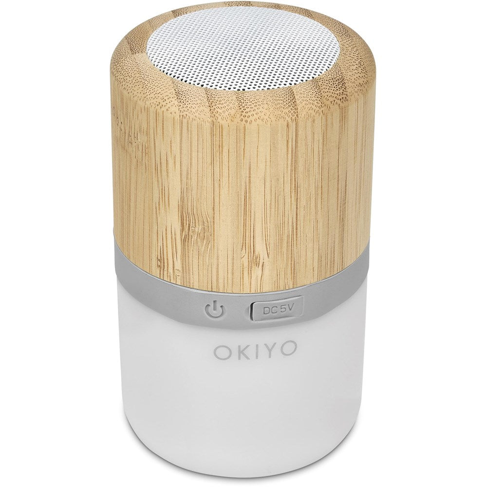 Okiyo Heiwa Bamboo Bluetooth Speaker & Night Light-8