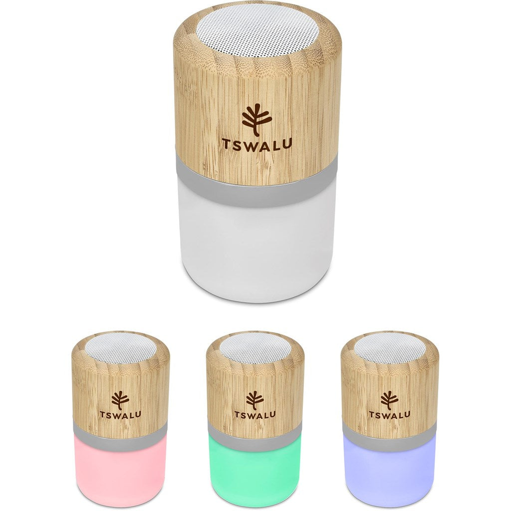 Okiyo Heiwa Bamboo Bluetooth Speaker & Night Light-18