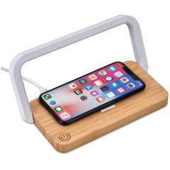 Okiyo Yoru Bamboo Wireless Charger & Night Light-10
