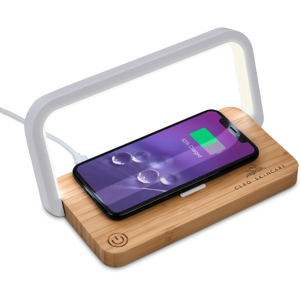 Okiyo Yoru Bamboo Wireless Charger & Night Light-18
