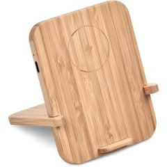 Okiyo Noryoku Bamboo Wireless Charging Phone Stand-2