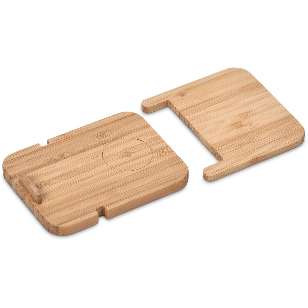 Okiyo Noryoku Bamboo Wireless Charging Phone Stand-6