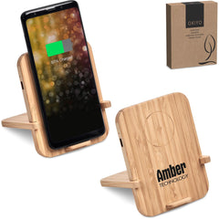 Okiyo Noryoku Bamboo Wireless Charging Phone Stand-10