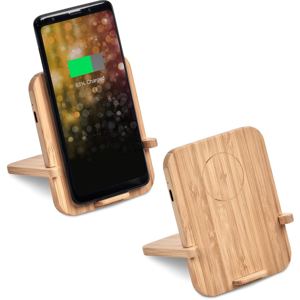 Okiyo Noryoku Bamboo Wireless Charging Phone Stand-10