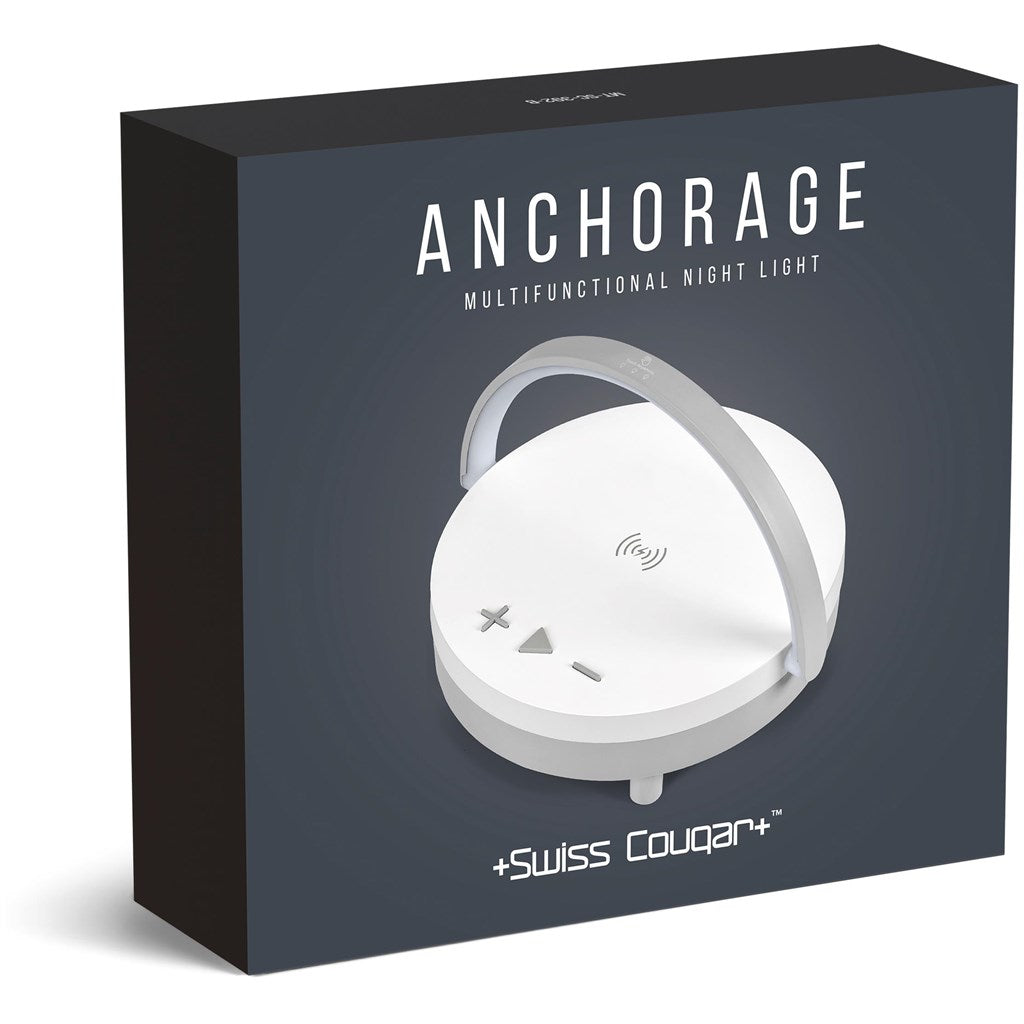 Swiss Cougar Anchorage Bluetooth Speaker, Wireless Charger & Night Light-17