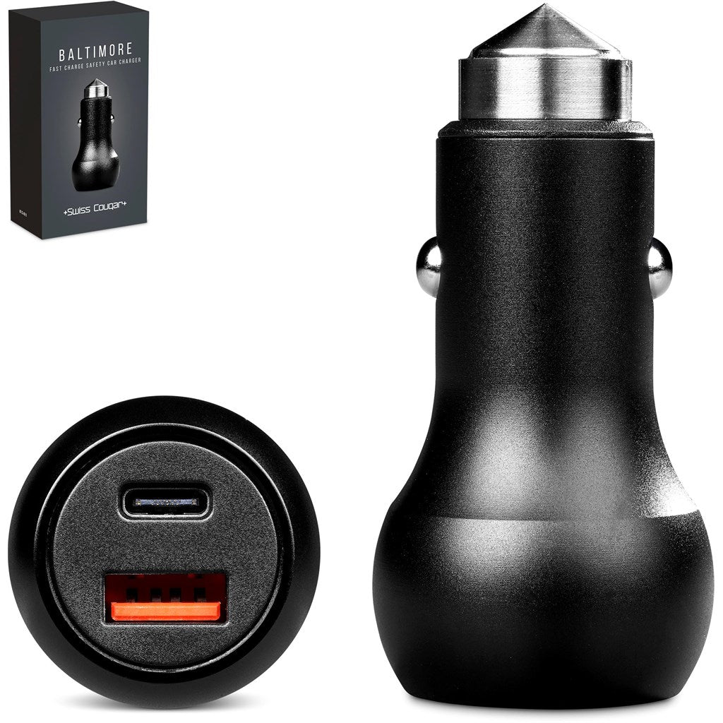 Swiss Cougar Baltimore 2 -in-1 Fast Car Charger & Tool-10