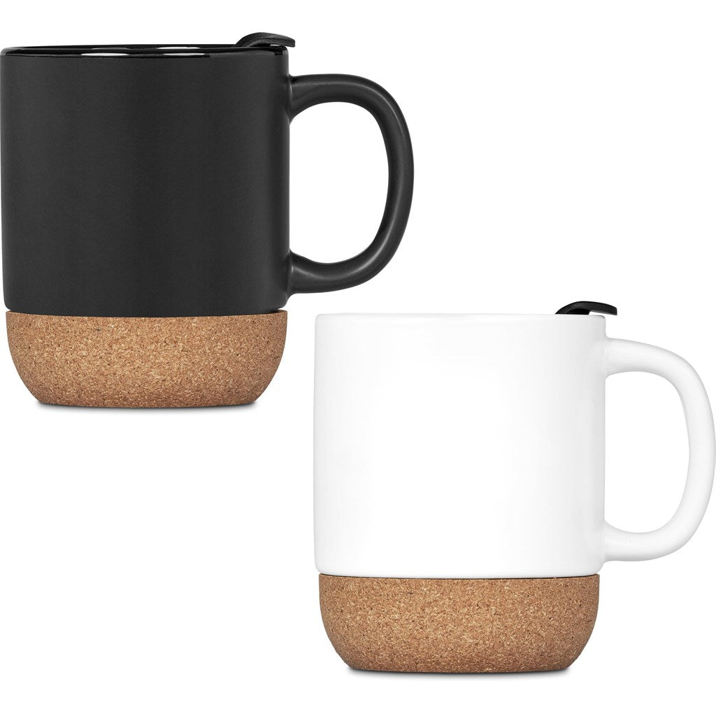 Serendipio Sienna Cork & Ceramic Coffee Mug - 340ml-6