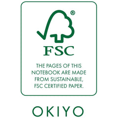 Okiyo FSC Certified Paper A5 Hard Cover Notebook-3