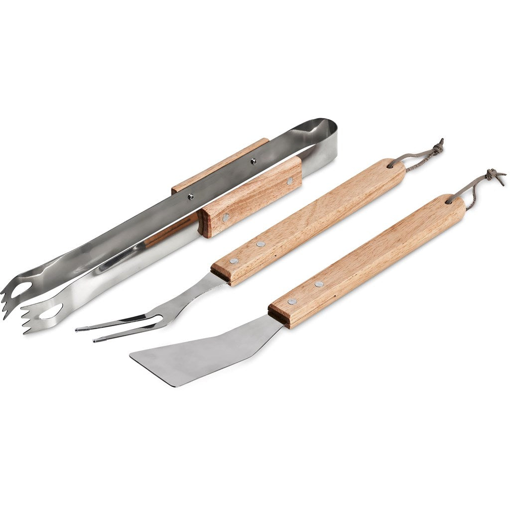 Altitude Palma Bamboo 3-Piece Braai Set-4