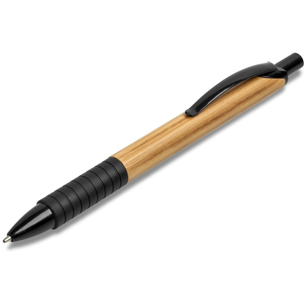 Okiyo Sora Bamboo Ball Pen - Black-4