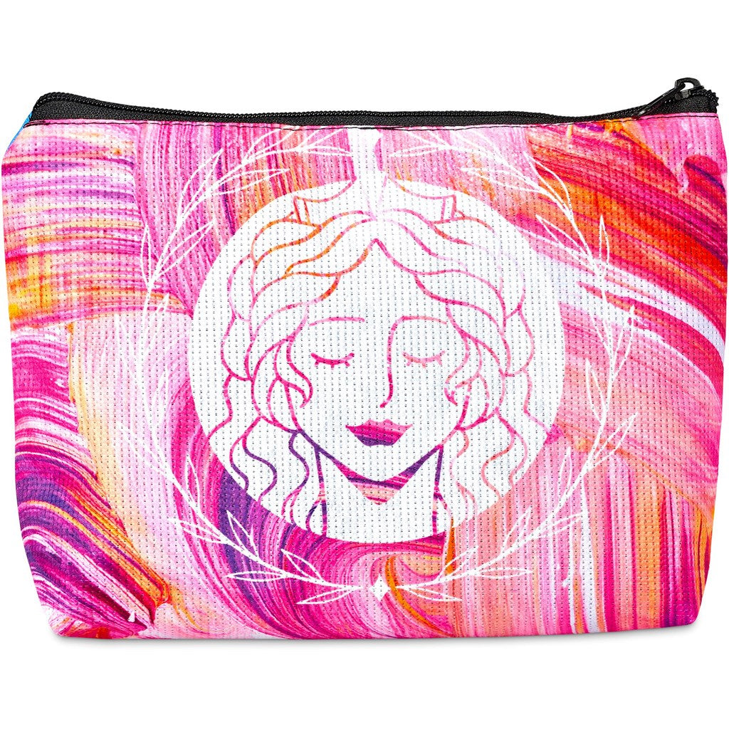 Pre-Printed Sample Hoppla Leanne RPET Stitch-Bond Maxi Toiletry Bag-6