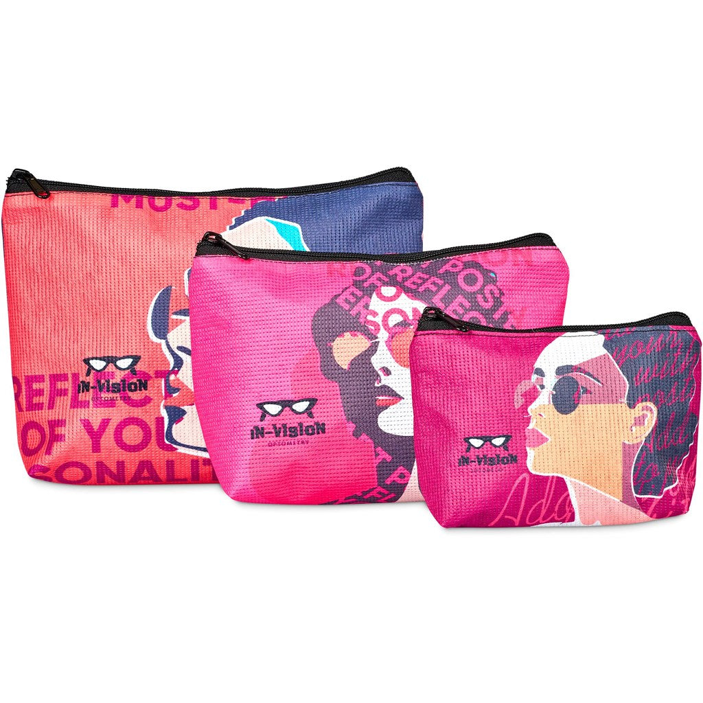 Pre-Printed Sample Hoppla Leanne RPET Stitch-Bond Maxi Toiletry Bag-8