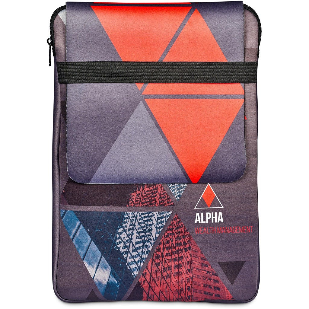 Pre-Printed Sample Hoppla Grotto Neoprene Laptop Sleeve With Build-In Mouse Pad-3