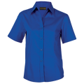 Brushed Cotton Twill Blouse Short Sleeve Ladies