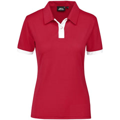 Ladies Contest Golf Shirt - Red-0