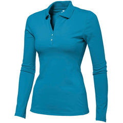 Ladies Long Sleeve Zenith Golf Shirt - Aqua-0
