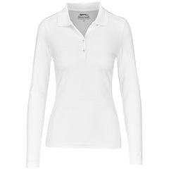 Ladies Long Sleeve Zenith Golf Shirt - White-0