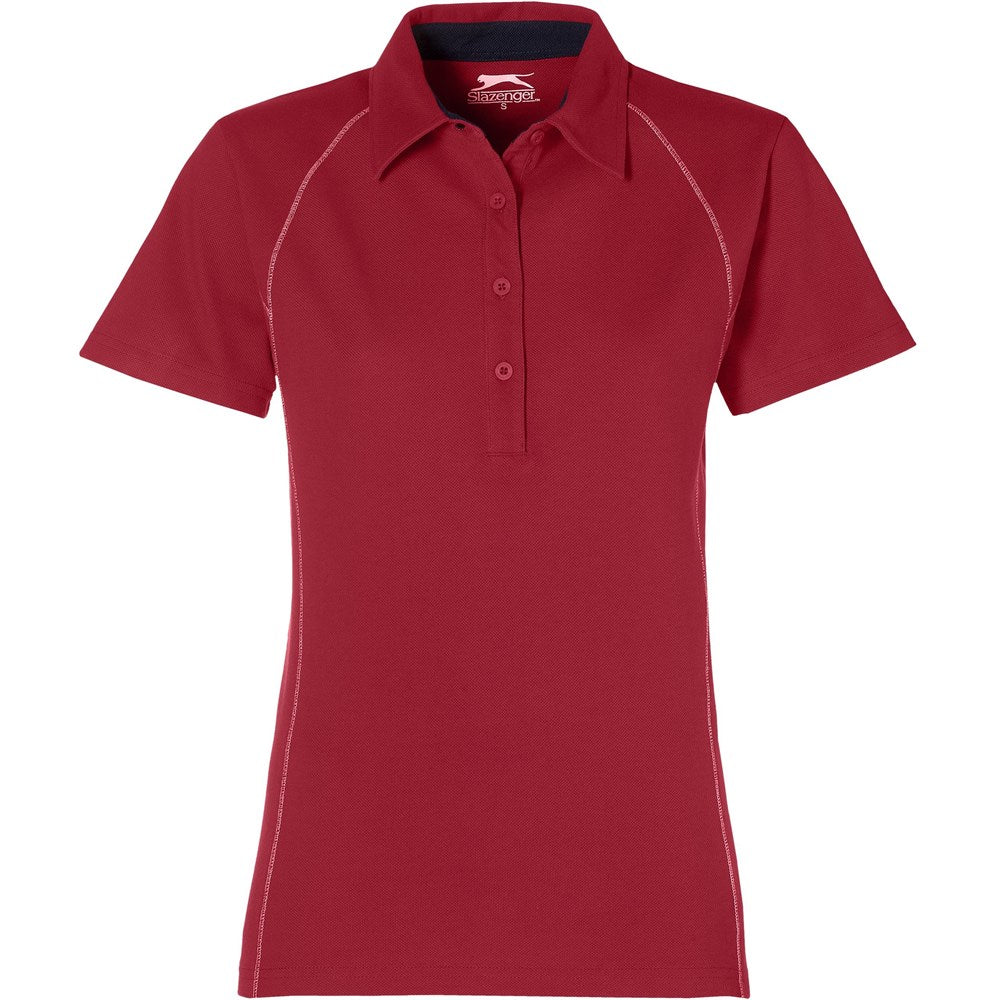 Ladies Victory Golf Shirt - Red-0