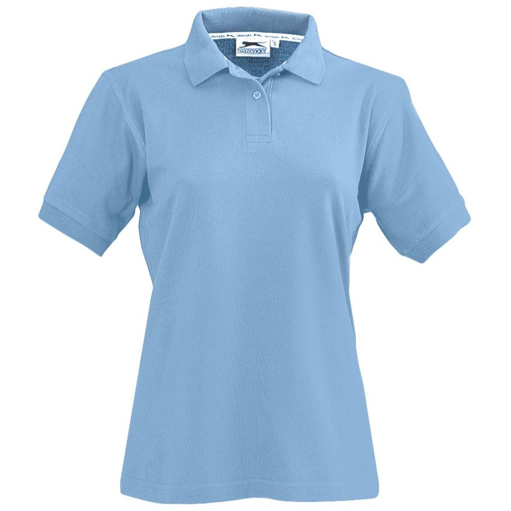 Ladies Crest Golf Shirt - Light Blue-0