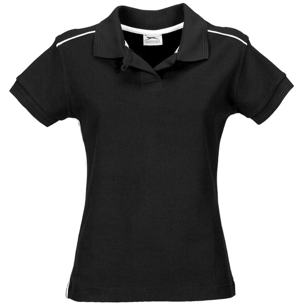 Ladies Backhand Golf Shirt - Black-0