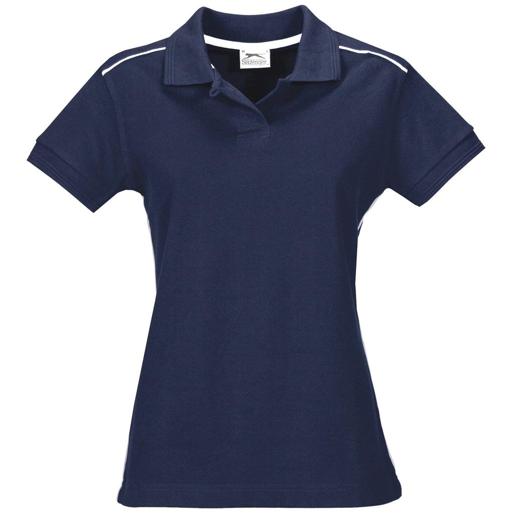 Ladies Backhand Golf Shirt - Navy-0