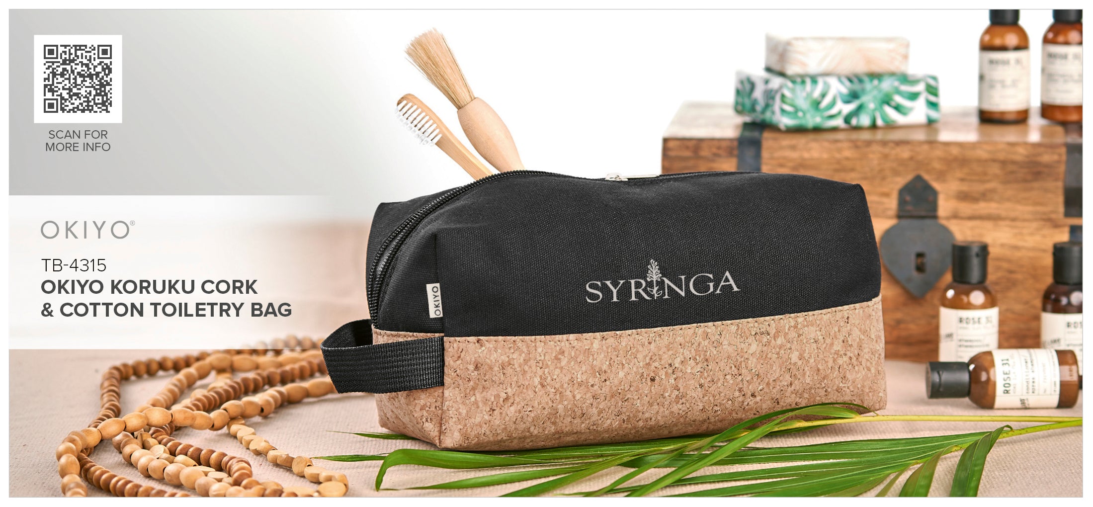 Okiyo Koruku Cork & Cotton Toiletry Bag-4