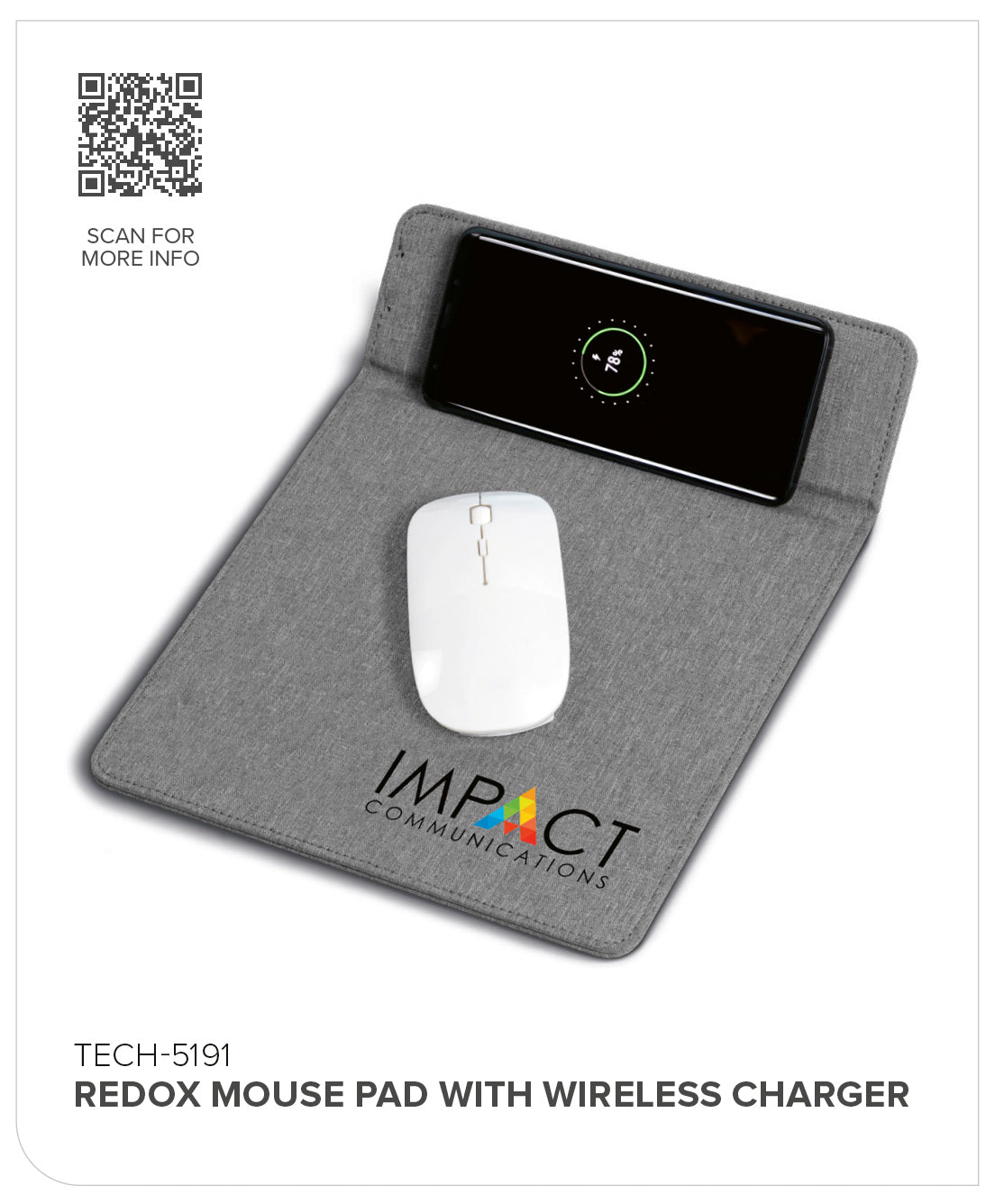 Redox Mouse Pad With Wireless Charger-4