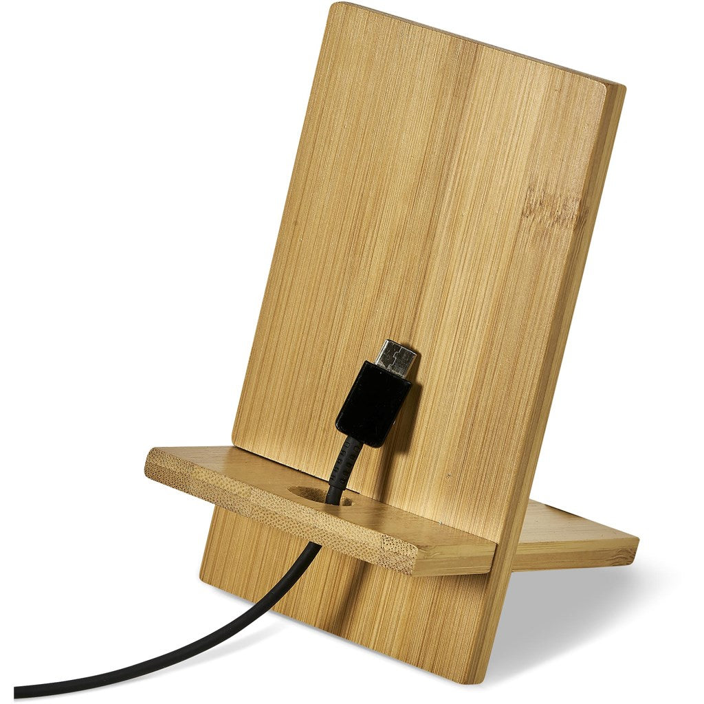 Okiyo Ekslens Bamboo Phone Stand-2