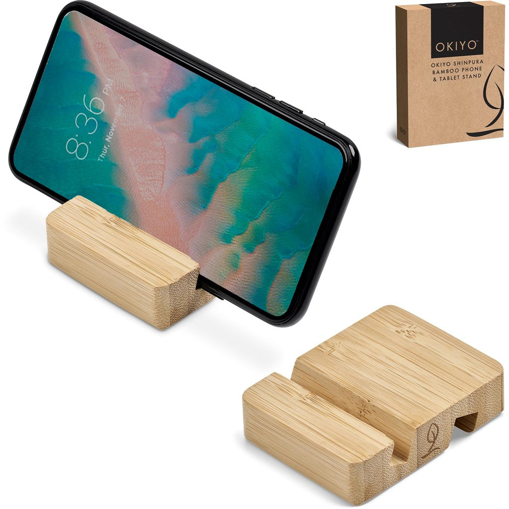 Okiyo Shinpura Bamboo Phone & Tablet Stand-7