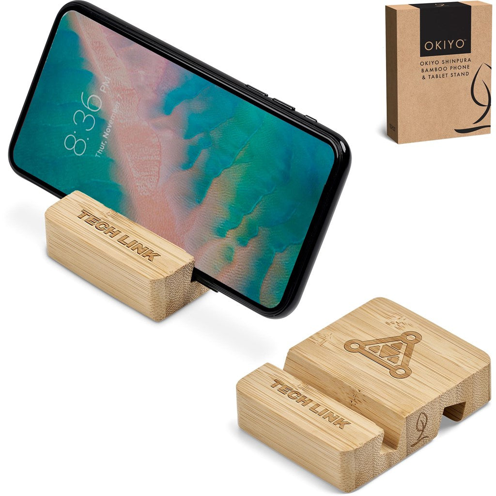 Okiyo Shinpura Bamboo Phone & Tablet Stand-6