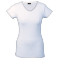 170g Slim Fit V-Neck T-Shirt Ladies